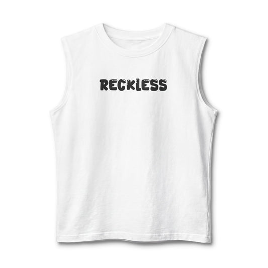 Reckless Men’s Muscle Tank | Graphic Sleeveless Streetwear Shirt