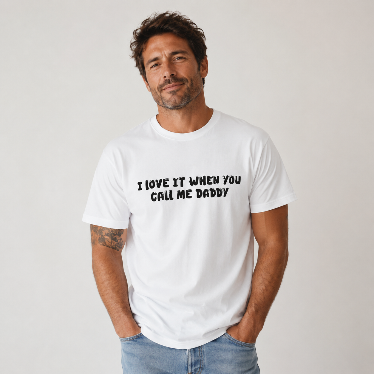 I Love It When You Call Me Daddy Shirt | Funny Oversized Men’s Tee