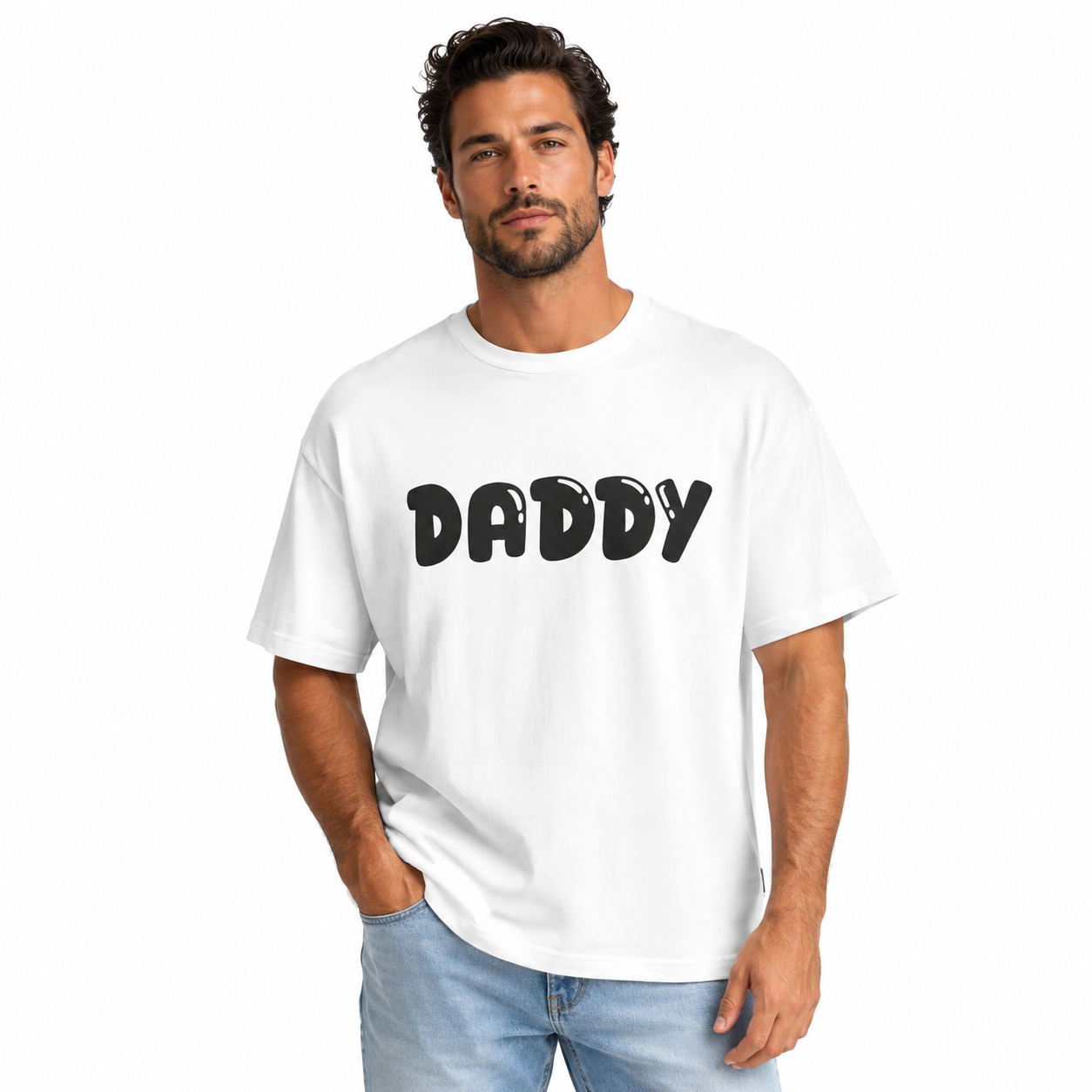 Daddy Shirt | Men’s White Graphic Tee