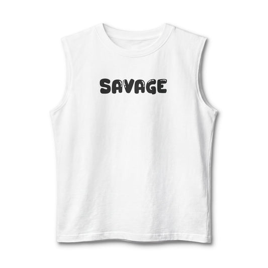Savage Men’s Muscle Tank | Graphic Sleeveless Streetwear Shirt
